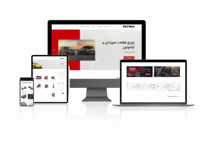 سایت فروشگاهی لوازم خودرو - پروژه